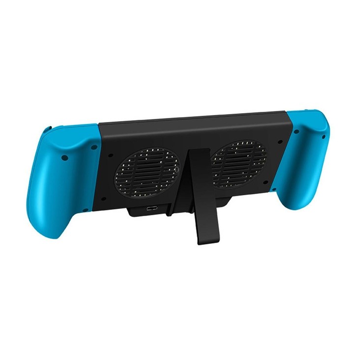 IPLAY Host Charging Grips Stand Shell Cooling Fan for Switch Lite(Blue)
