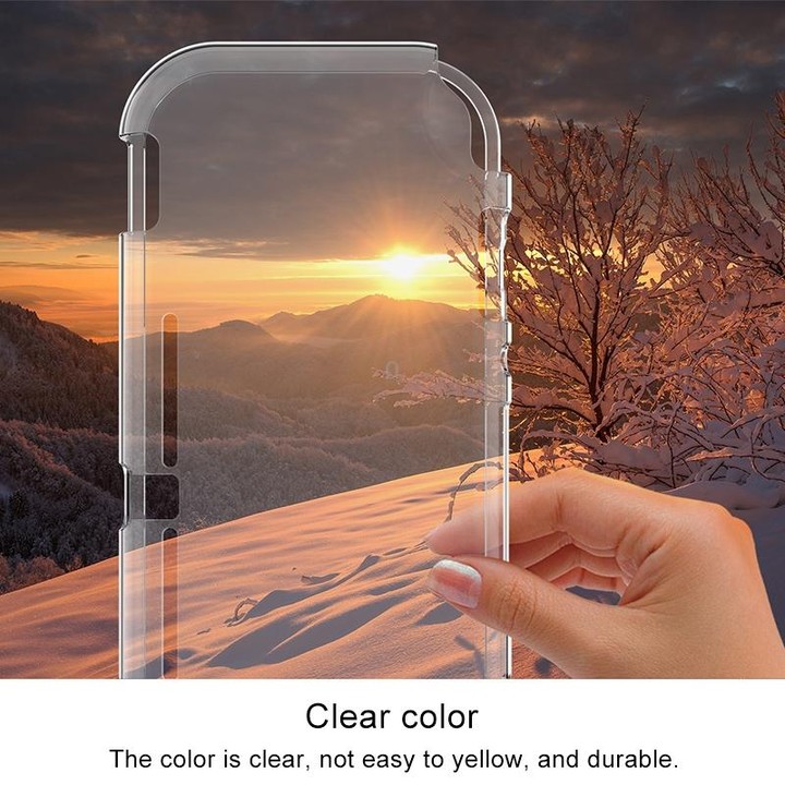 Shockproof TPU Transparent Crystal Soft Protective Case for Switch Lite