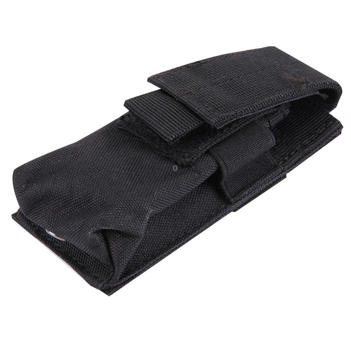 M5 Multifunctional Outdoor Sports Mini Portable Flashlight Protective Cover / Bag, Size: 15 x 4.7 x 2 cm(Black)