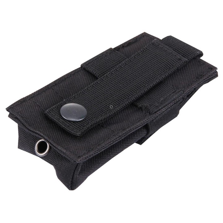 M5 Multifunctional Outdoor Sports Mini Portable Flashlight Protective Cover / Bag, Size: 15 x 4.7 x 2 cm(Black)