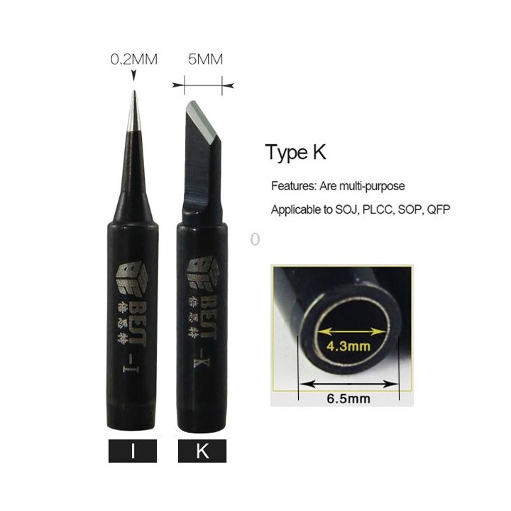 BEST Lead Free Series Soldering Tip Welding Contact Head A-900M-T-I
