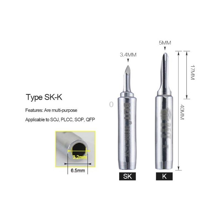 BEST Longevity Series Soldering Tip Welding Contact Head 900M-T-SK