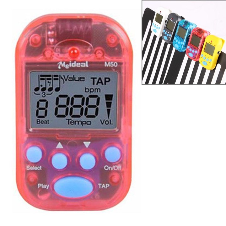 Mini Professional Electronic Piano Violin Clip High-quality Metronome Digital Tuner M50