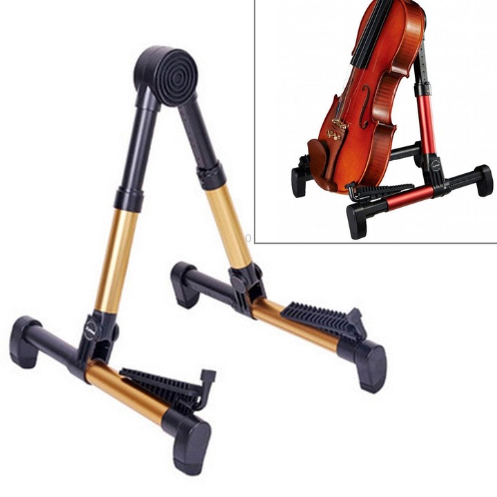 Simple Folding Vertical Guitar Violin Ukulele Bracket Musical Instrument Stand