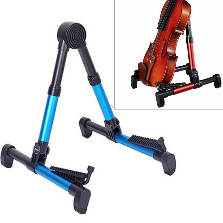 Simple Folding Vertical Guitar Violin Ukulele Bracket Musical Instrument Stand