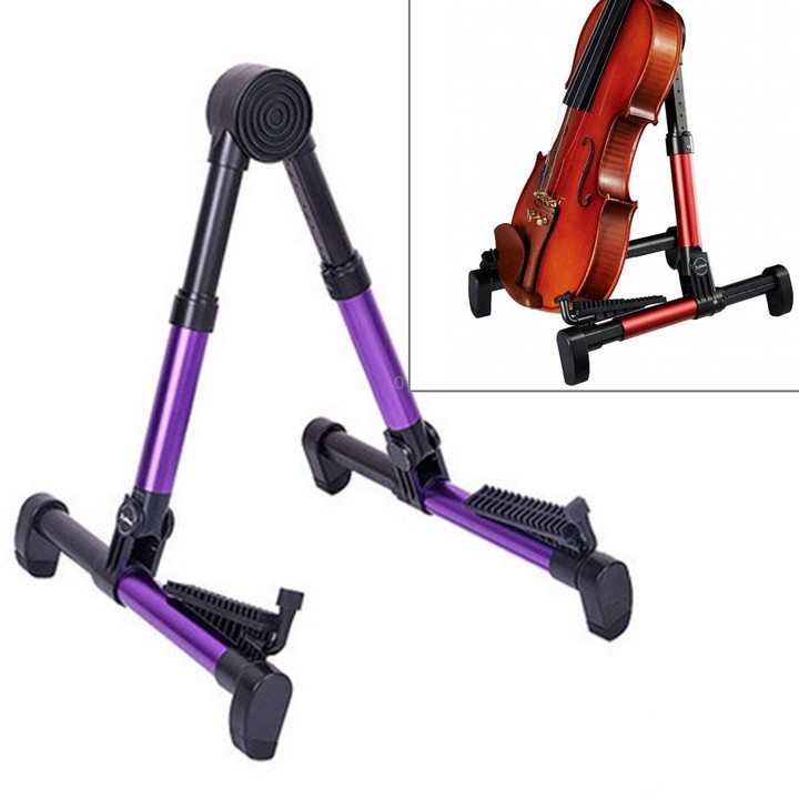 Simple Folding Vertical Guitar Violin Ukulele Bracket Musical Instrument Stand