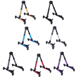 Simple Folding Vertical Guitar Violin Ukulele Bracket Musical Instrument Stand