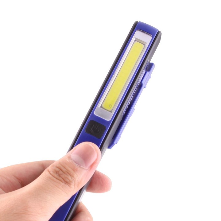 100LM High Brightness Pen Shape Work Light / Flashlight, White Light, COB LED 2-Modes with 90 Degree Rotatable Magnetic Pen Clip