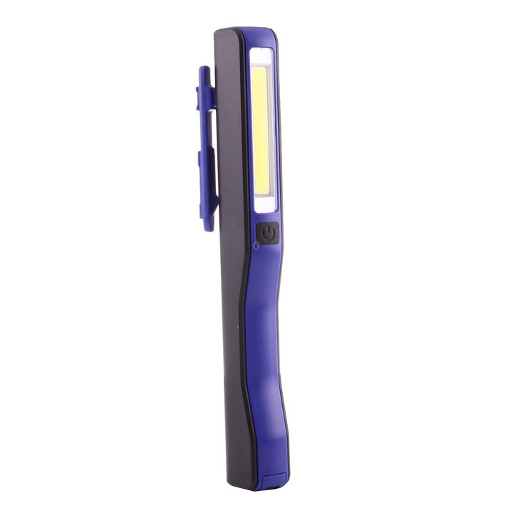 100LM High Brightness Pen Shape Work Light / Flashlight, White Light, COB LED 2-Modes with 90 Degree Rotatable Magnetic Pen Clip