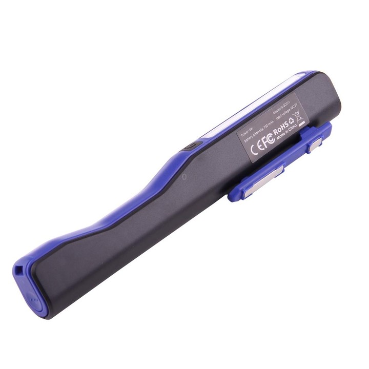 100LM High Brightness Pen Shape Work Light / Flashlight, White Light, COB LED 2-Modes with 90 Degree Rotatable Magnetic Pen Clip