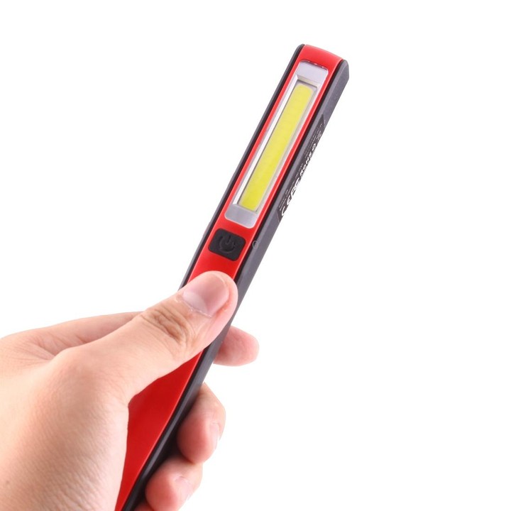 100LM High Brightness Pen Shape Work Light / Flashlight, White Light , COB LED 2-Modes with 90 Degree Rotatable Magnetic Pen Cli