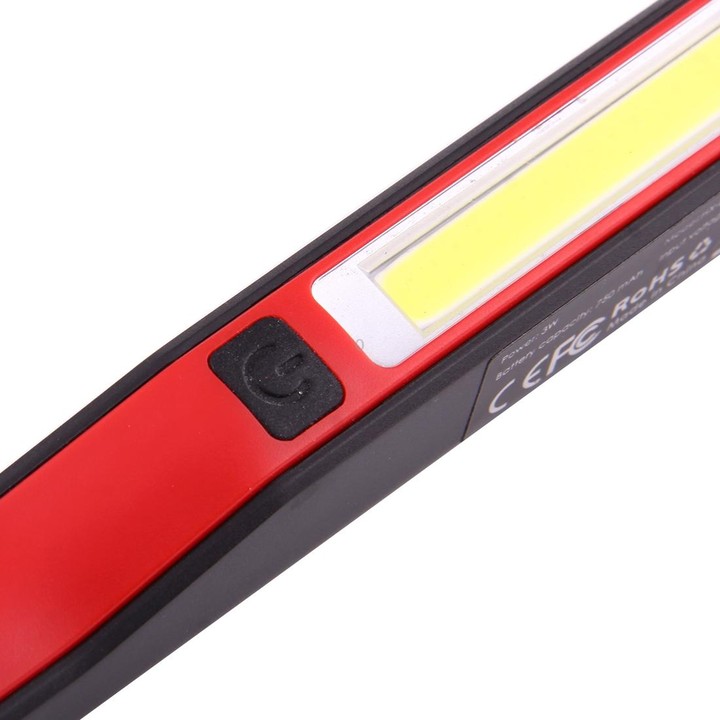 100LM High Brightness Pen Shape Work Light / Flashlight, White Light , COB LED 2-Modes with 90 Degree Rotatable Magnetic Pen Cli