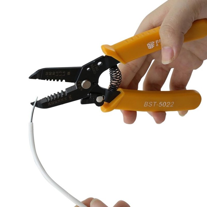 BEST-5022 0.5 ~ 1.6mm Portable Crimper Cable Stripping Wire Stripping Pliers