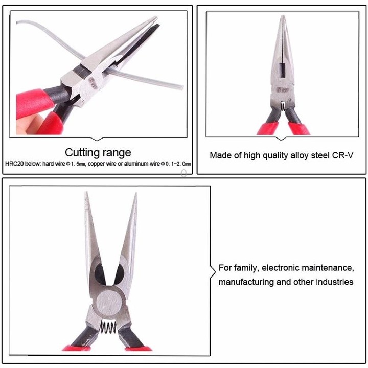 BEST-13 Multi-function Long Flat Nose Pliers
