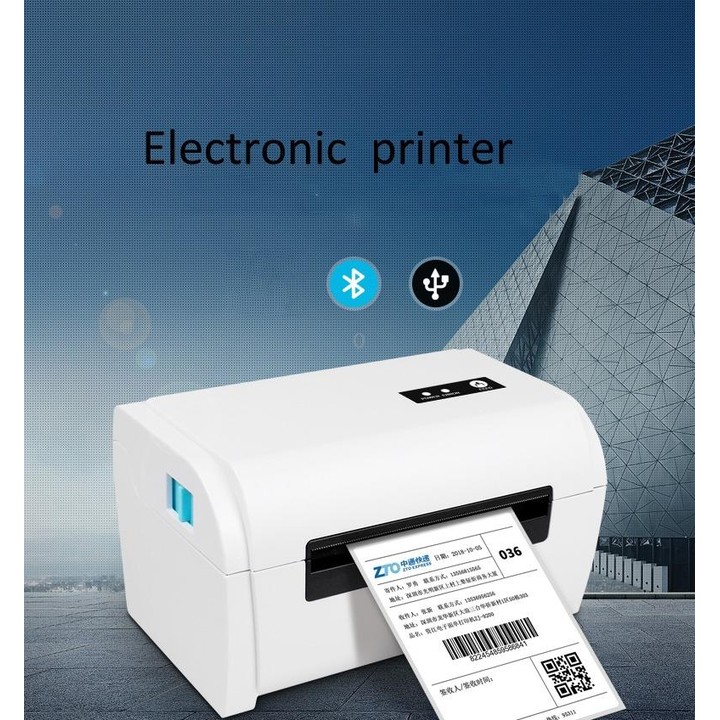 ZJ-9200 Portable USB Port Thermal Bluetooth Ticket Printer with Holder