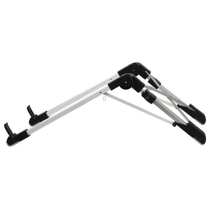 Aluminum Alloy Laptop Height Extender Holder Stand Folding Portable Computer Heat Dissipation Bracket, Size: 24.5x3.3x2.8cm (Whi