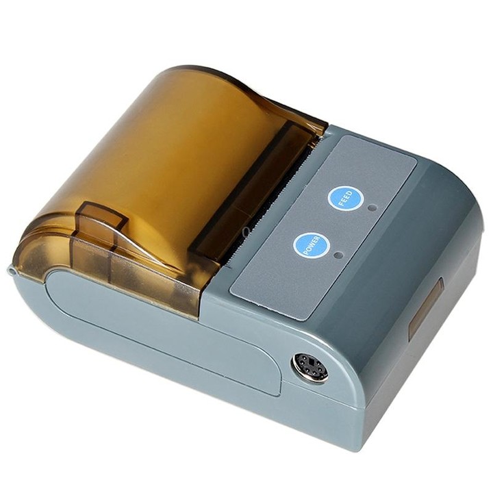 QS-5803 Portable 58mm Bluetooth POS Receipt Thermal Printer(Grey)
