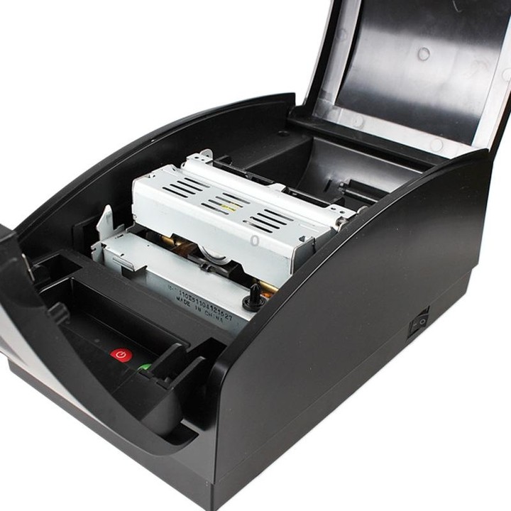 QS-7601 Portable 76mm Bluetooth Receipt 9-pin Matrix Printer(Black)