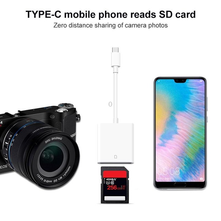 D-118 Type-C / USB-C Mobile Phone SD Card Reader