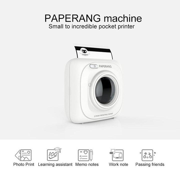 PAPERANG P1 Portable ABS Bluetooth 4.0 Printer Thermal Photo Phone Wireless Connection Printer