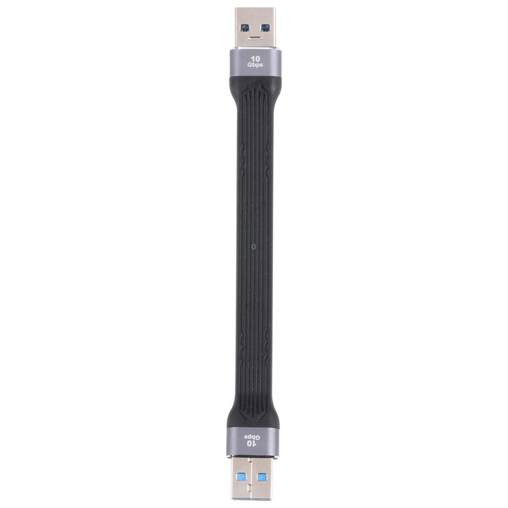 10Gbps USB Male to USB Male Soft Flat Sync Data Fast Charging Cable