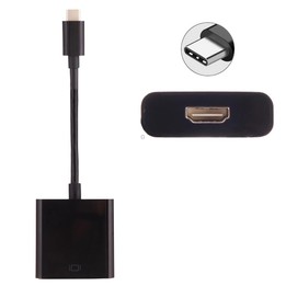 USB-C / Type-C 3.1 Male to HDMI female Adapter Cable, Length: About 10cm, For Galaxy S9 & S9 + & S8 & S8 + & Note 8 / HTC 10 / H