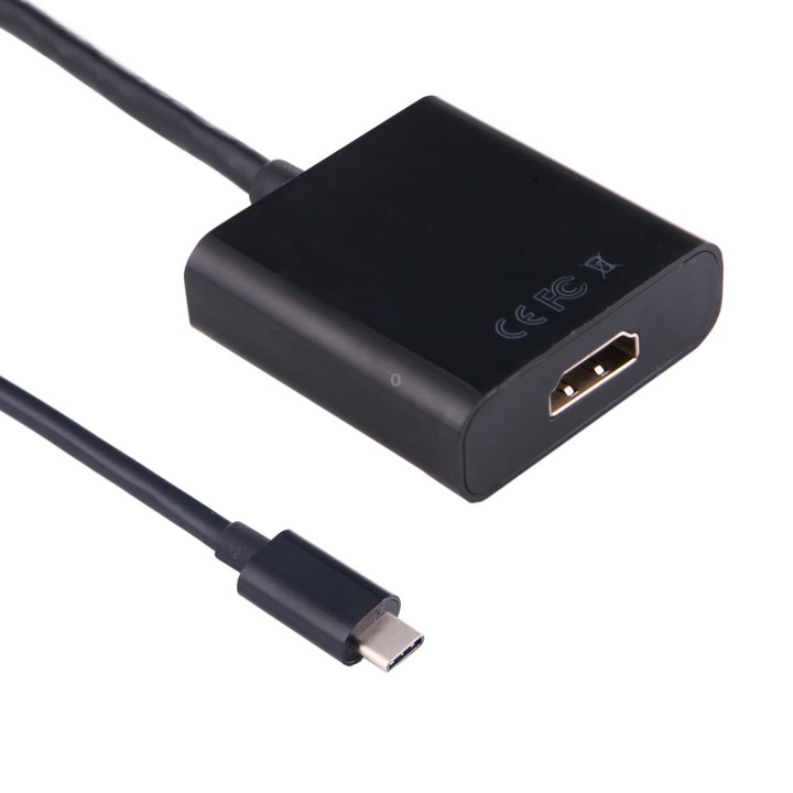 USB-C / Type-C 3.1 Male to HDMI female Adapter Cable, Length: About 10cm, For Galaxy S9 & S9 + & S8 & S8 + & Note 8 / HTC 10 / H