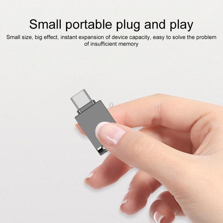 64GB USB-C / Type-C Zinc Alloy USB Flash Drive with Keychain