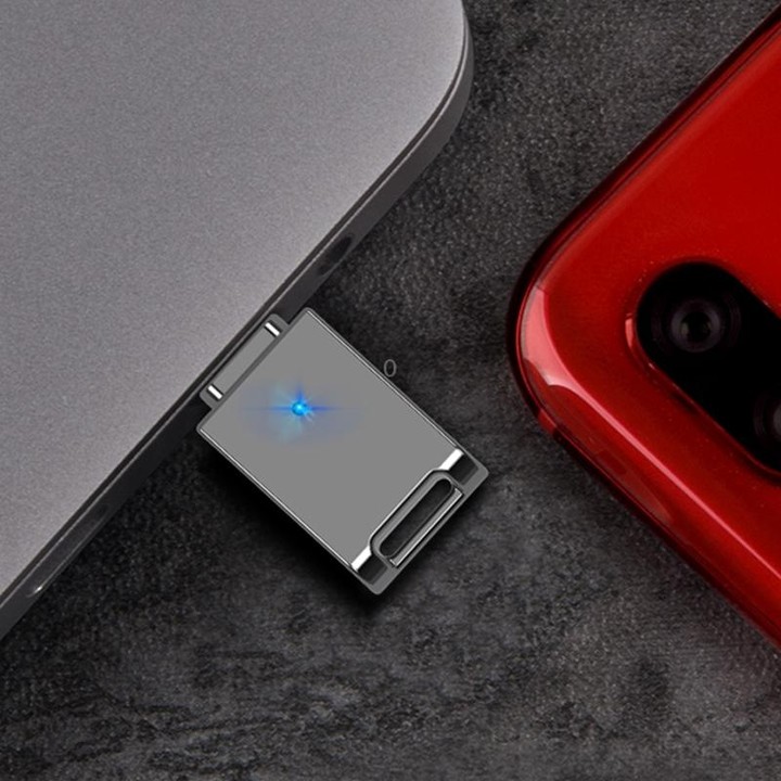 64GB USB-C / Type-C Zinc Alloy USB Flash Drive with Keychain