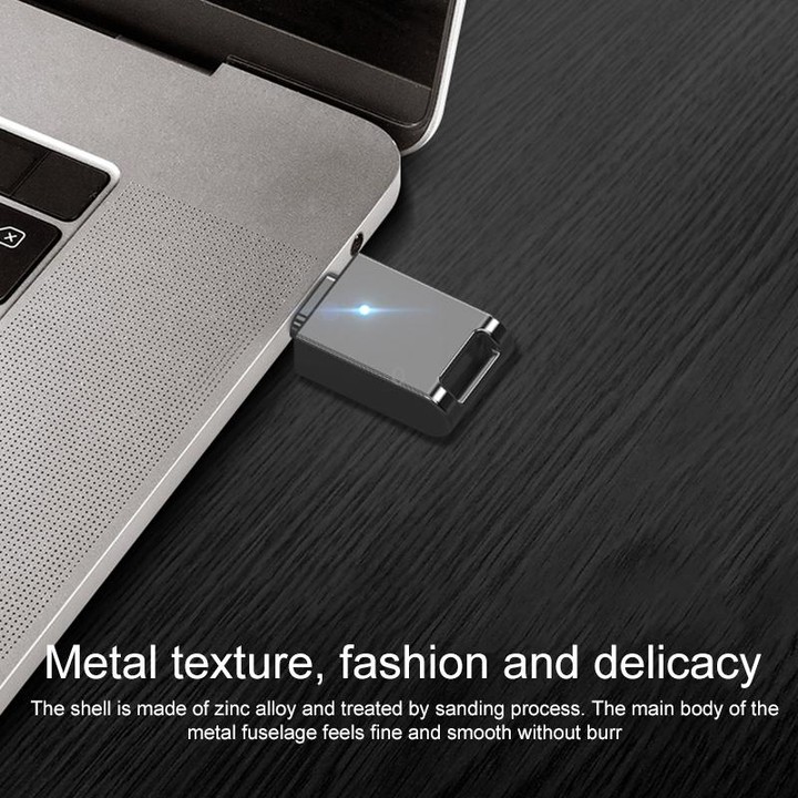 64GB USB-C / Type-C Zinc Alloy USB Flash Drive with Keychain