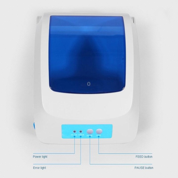 GPRINTER GP1324D Bluetooth USB Port Thermal Automatic Calibration Barcode Printer, Max Supported Thermal Paper Size: 104 x 2286m