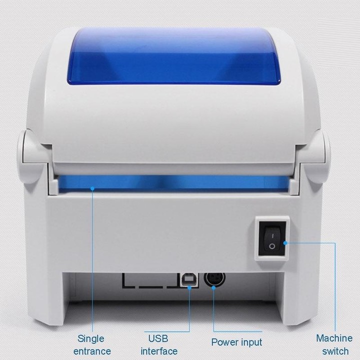 GPRINTER GP1324D Bluetooth USB Port Thermal Automatic Calibration Barcode Printer, Max Supported Thermal Paper Size: 104 x 2286m