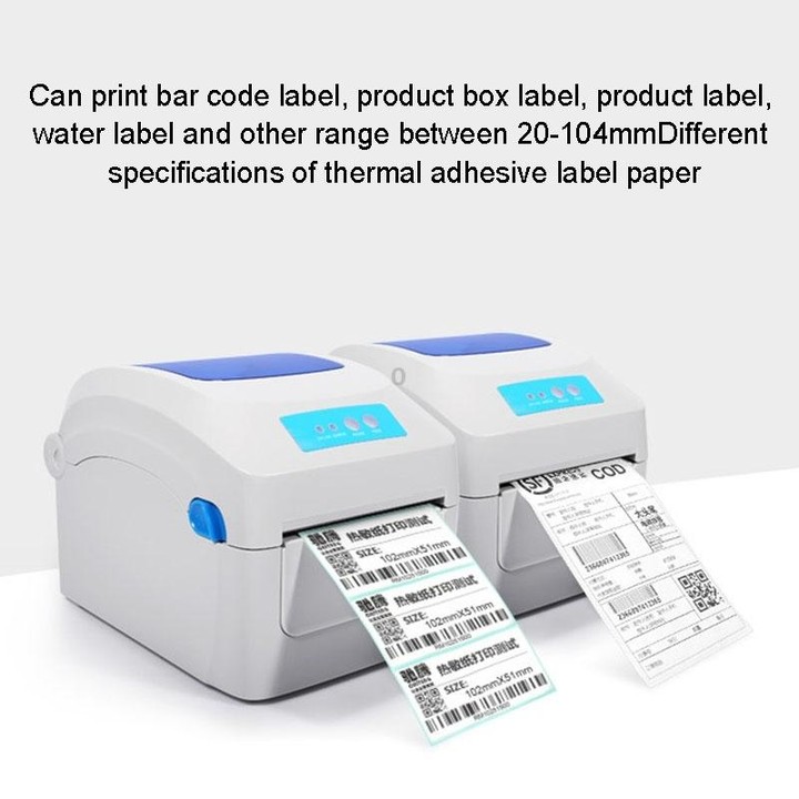 GPRINTER GP1324D Bluetooth USB Port Thermal Automatic Calibration Barcode Printer, Max Supported Thermal Paper Size: 104 x 2286m