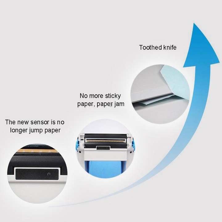 GPRINTER GP1324D Bluetooth USB Port Thermal Automatic Calibration Barcode Printer, Max Supported Thermal Paper Size: 104 x 2286m