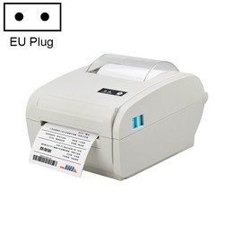 POS-9210 110mm USB + Bluetooth POS Receipt Thermal Printer Express Delivery Barcode Label Printer, EU Plug(White)