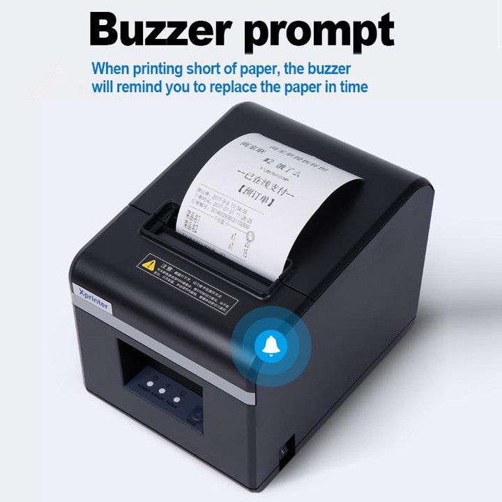 Xprinter N160II LAN Interface 80mm 160mm/s Automatic Thermal Receipt Printer, EU Plug