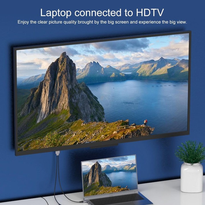 9572PD USB-C / Type-C Male to HDMI Male 4K HD Video Adapter Cable, Cable Length: 1.8m