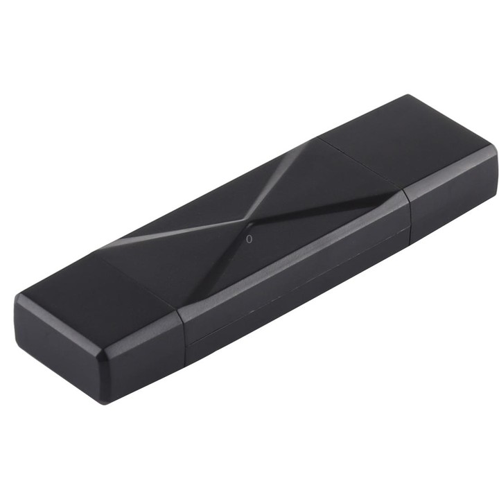 USB-C / Type-C + SD + TF + Micro USB to USB 2.0 Card Reader (Black)