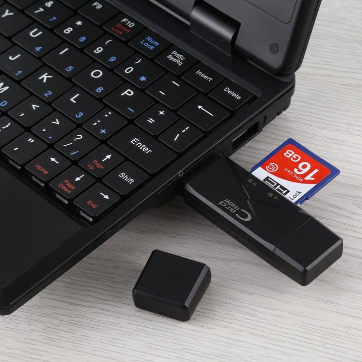 USB-C / Type-C + SD + TF + Micro USB to USB 2.0 Card Reader (Black)