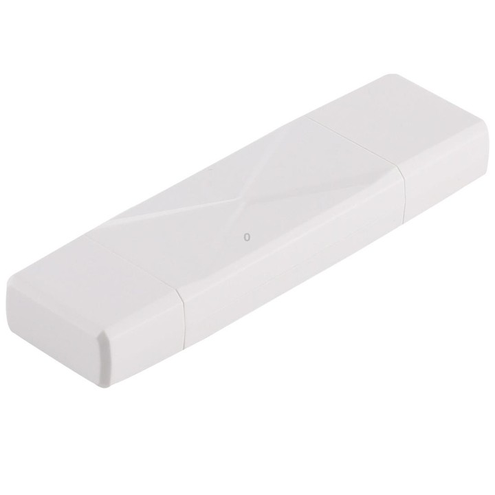 USB-C / Type-C + SD + TF + Micro USB to USB 3.0 Card Reader (White)