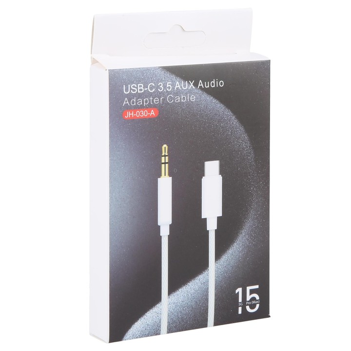 JH-030-A USB-C/Type-C to 3.5mm AUX Audio Adapter Cable