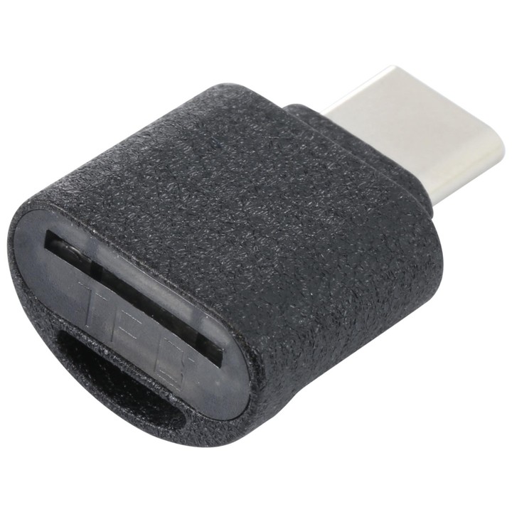 USB-C / Type-C to TF Card Adapter Mini TF Card Reader(Black)