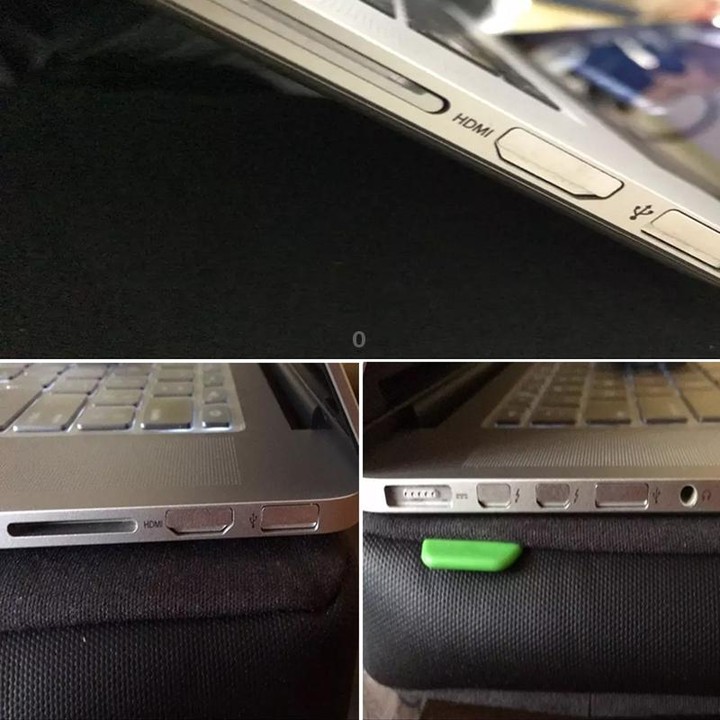 BASEQI iHUT-100 Hidden Aluminum Alloy Anti Dust Plug for Macbook Pro Retina 13.3 / 15 inch Laptops