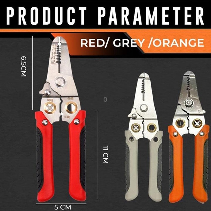 Multi-functional Wire Splitting Pliers Electrician Manual Tool (Grey)