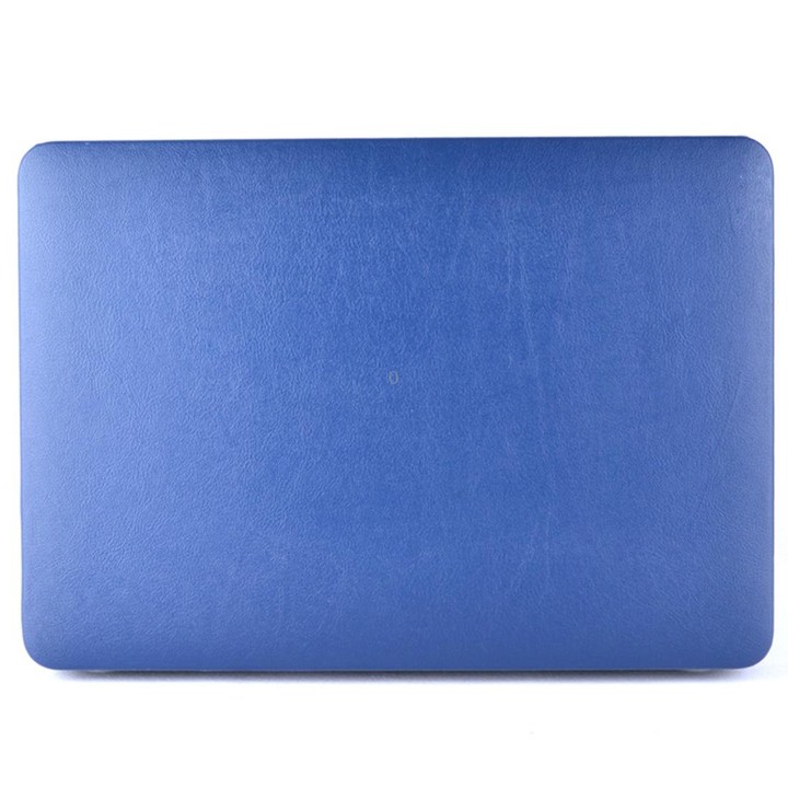 For MacBook Air 13.3 inch A1466 2012-2017 / A1369 2010-2012 Laptop PU Leather Paste Case (Dark Blue)