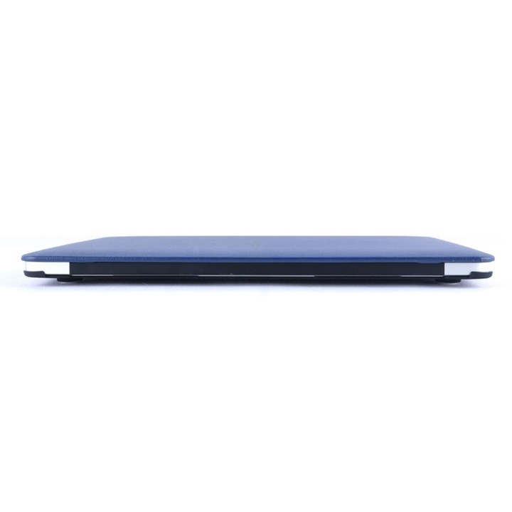 For MacBook Air 13.3 inch A1466 2012-2017 / A1369 2010-2012 Laptop PU Leather Paste Case (Dark Blue)