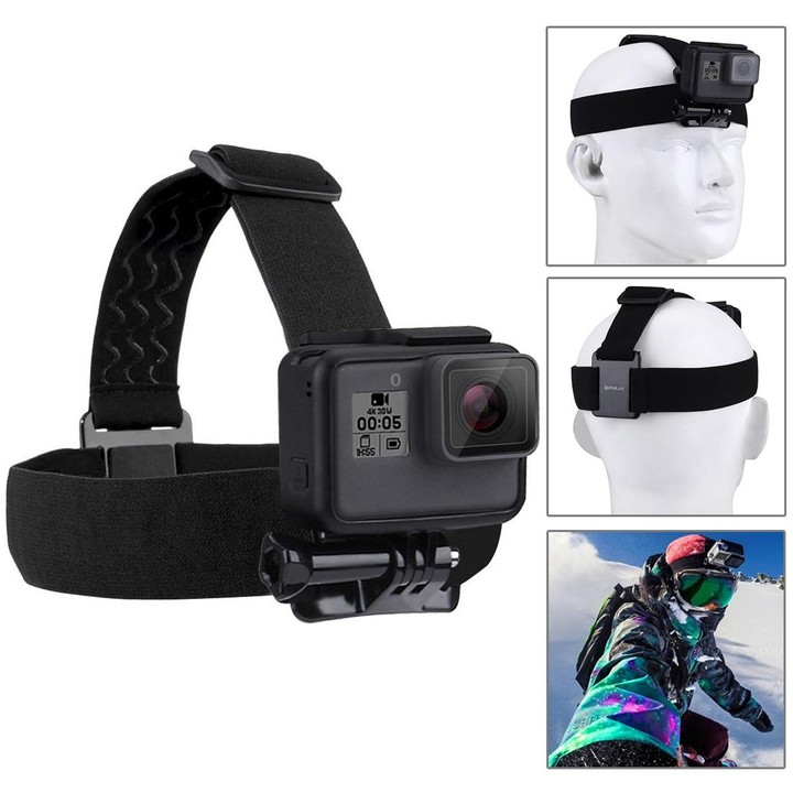 PULUZ 45 in 1 Accessories Ultimate Combo Kits with EVA Case (Chest Strap + Suction Cup Mount + 3-Way Pivot Arms + J-Hook Buckle