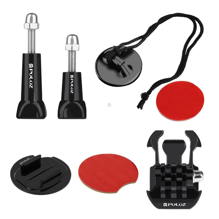 PULUZ 14 in 1 Surfing Accessories Combo Kits with EVA Case (Bobber Hand Grip + Floaty Sponge + Quick Release Buckle + Surf Board