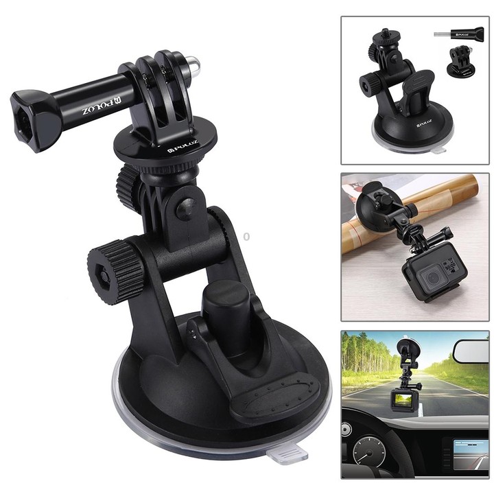 PULUZ 45 in 1 Accessories Ultimate Combo Kits (Chest Strap + Suction Cup Mount + 3-Way Pivot Arms + J-Hook Buckle + Wrist Strap