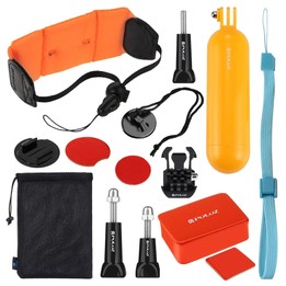 PULUZ 14 in 1 Surfing Accessories Combo Kits (Bobber Hand Grip + Floaty Sponge + Quick Release Buckle + Surf Board Mount + Float